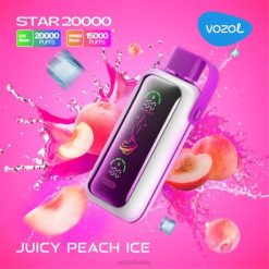 VOZOL STAR 20000 jugoso hielo de durazno 028X405 - Vozol Vape Kaina